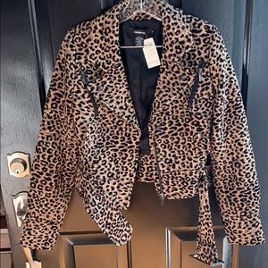 Vintage Cheetah Biker Jacket🐯